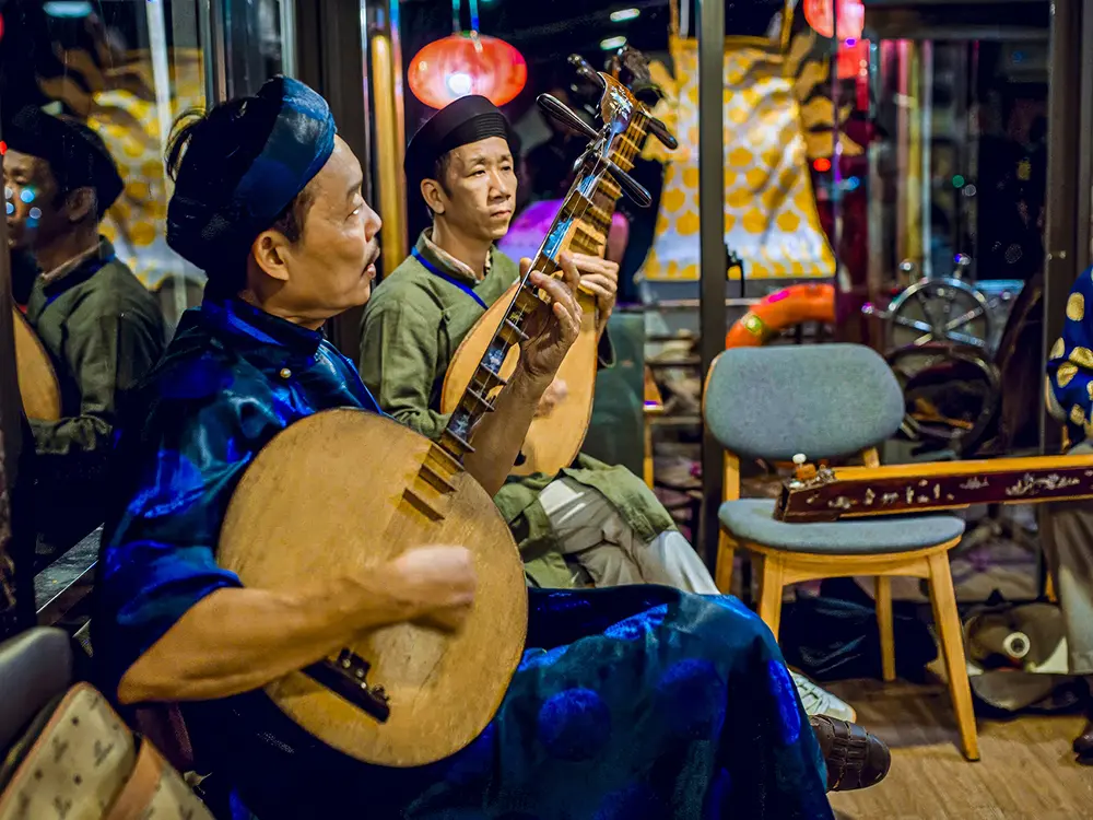 Music Folk Song in Hue, Vietnam