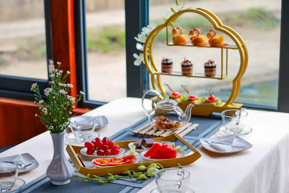 Table Set Up for High Tea Afternoon